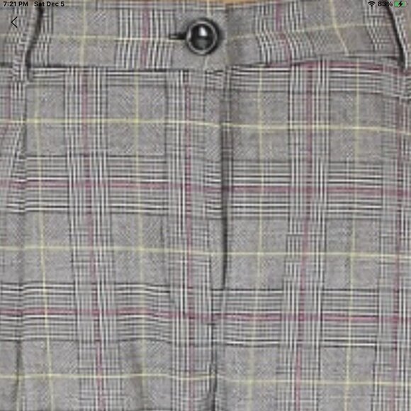 Vince Camuto High waist Plaid print Dress Pants - Picture 4 of 15